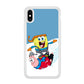 Spongebob And Patrick Ice Skiing iPhone Xs Max Case