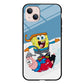 Spongebob And Patrick Ice Skiing iPhone 13 Case