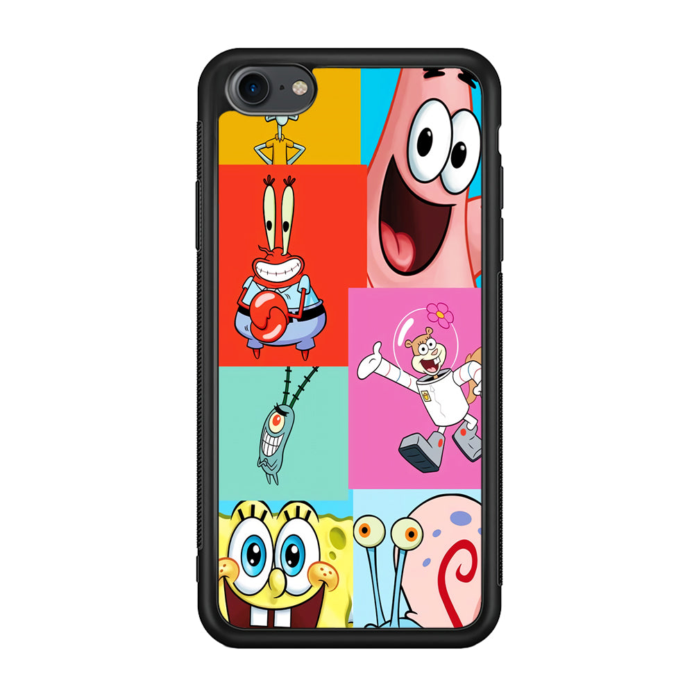 Spongebob Collage Character iPhone 8 Case