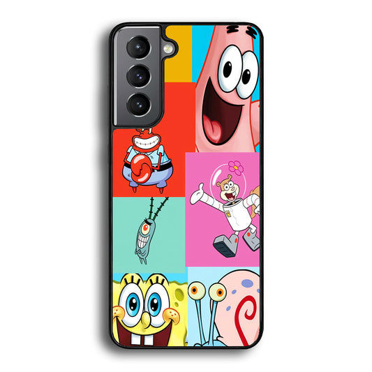 Spongebob Collage Character Samsung Galaxy A16 Case - Ezzystore