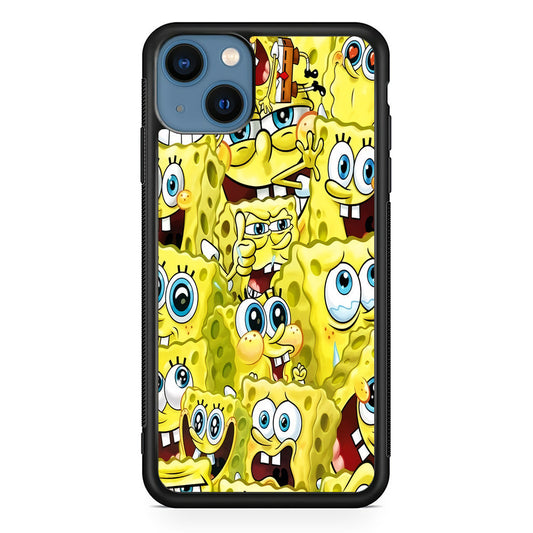 Spongebob Cute Expression iPhone 14 Plus Case