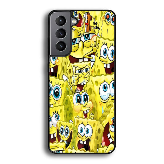 Spongebob Cute Expression Samsung Galaxy S24 Plus Case - Ezzystore