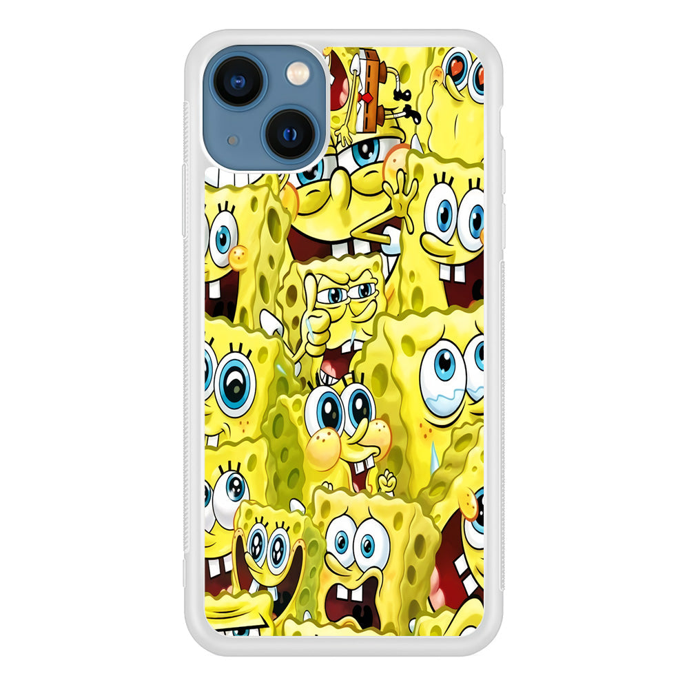 Spongebob Cute Expression iPhone 15 Case