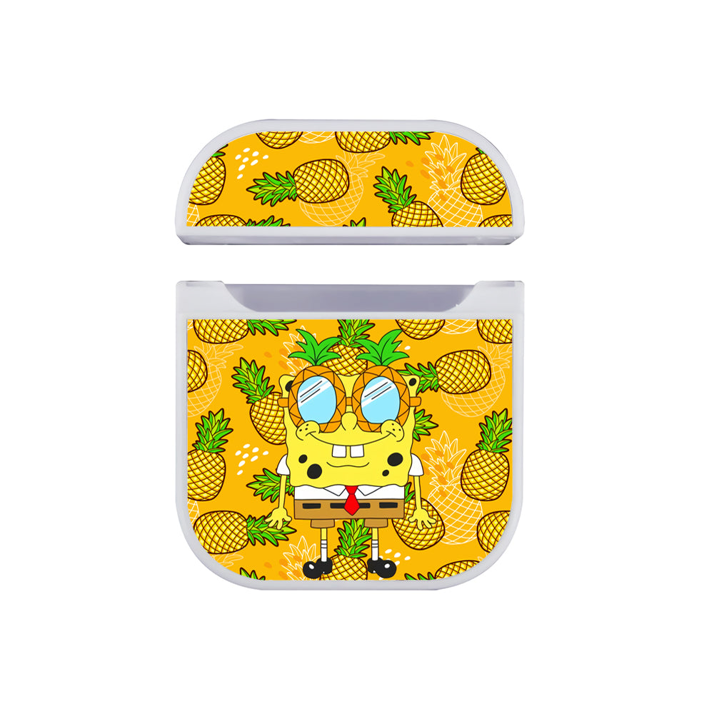 Spongebob Pineapple Hard Plastic Case Cover For Apple Airpods