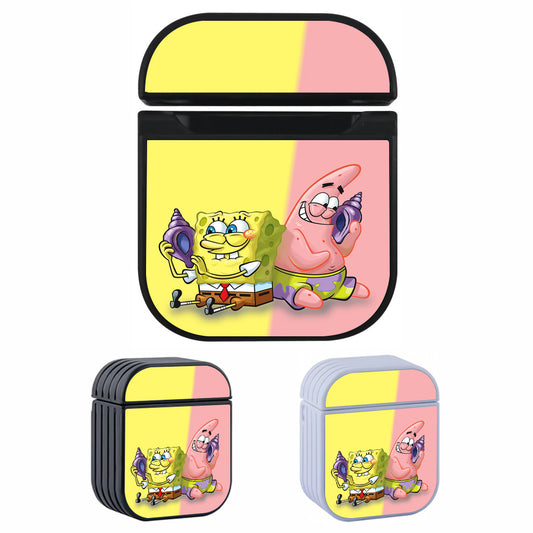 Spongebob and Patrick Best Friend Hard Plastic Case Cover For Apple Airpods