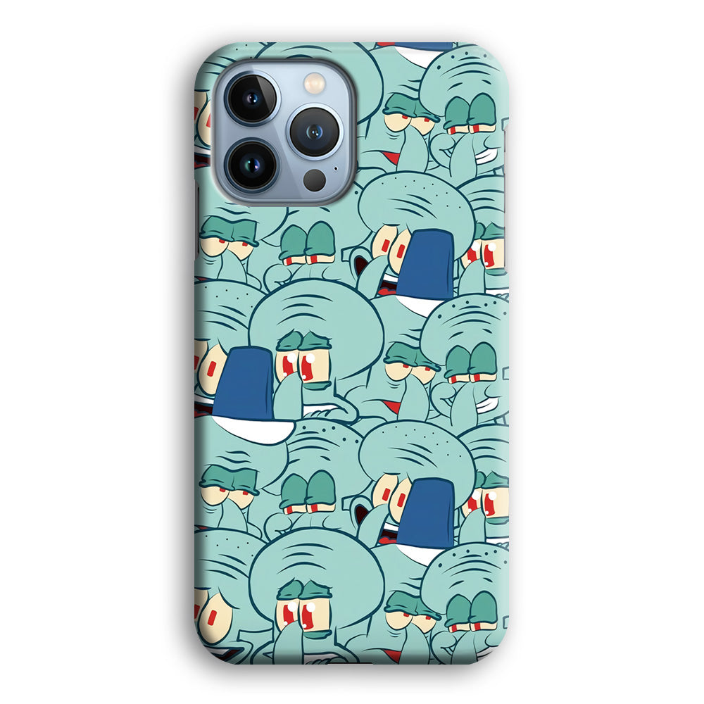 Squidward Expression iPhone 14 Pro Case