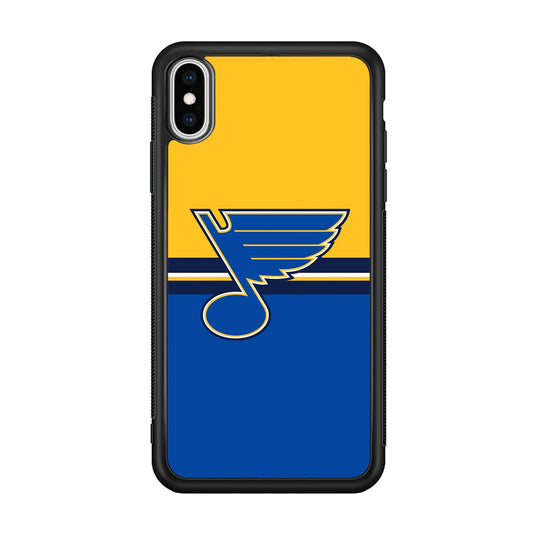 St Louis Blues Pride Emblem iPhone XS Case