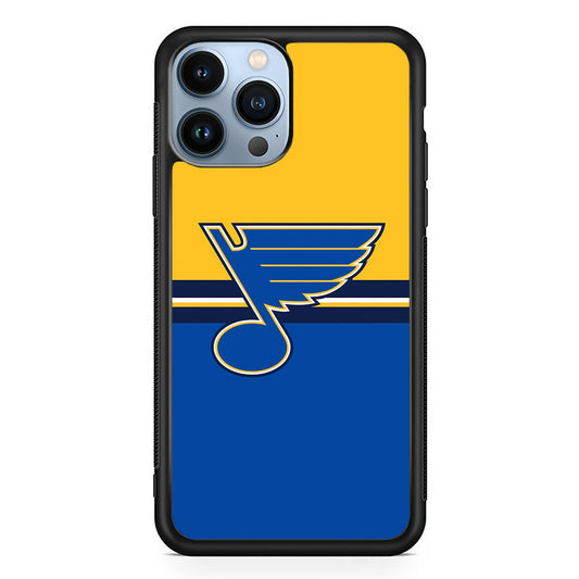 St Louis Blues Pride Emblem iPhone 15 Pro Max Case