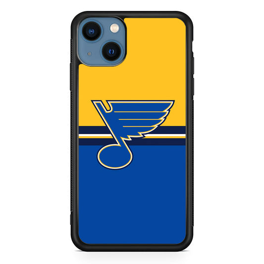St Louis Blues Pride Emblem iPhone 15 Plus Case