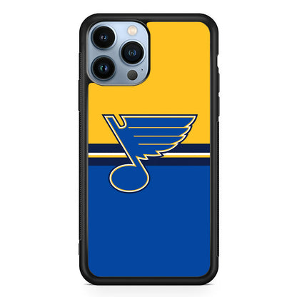 St Louis Blues Pride Emblem iPhone 15 Pro Case