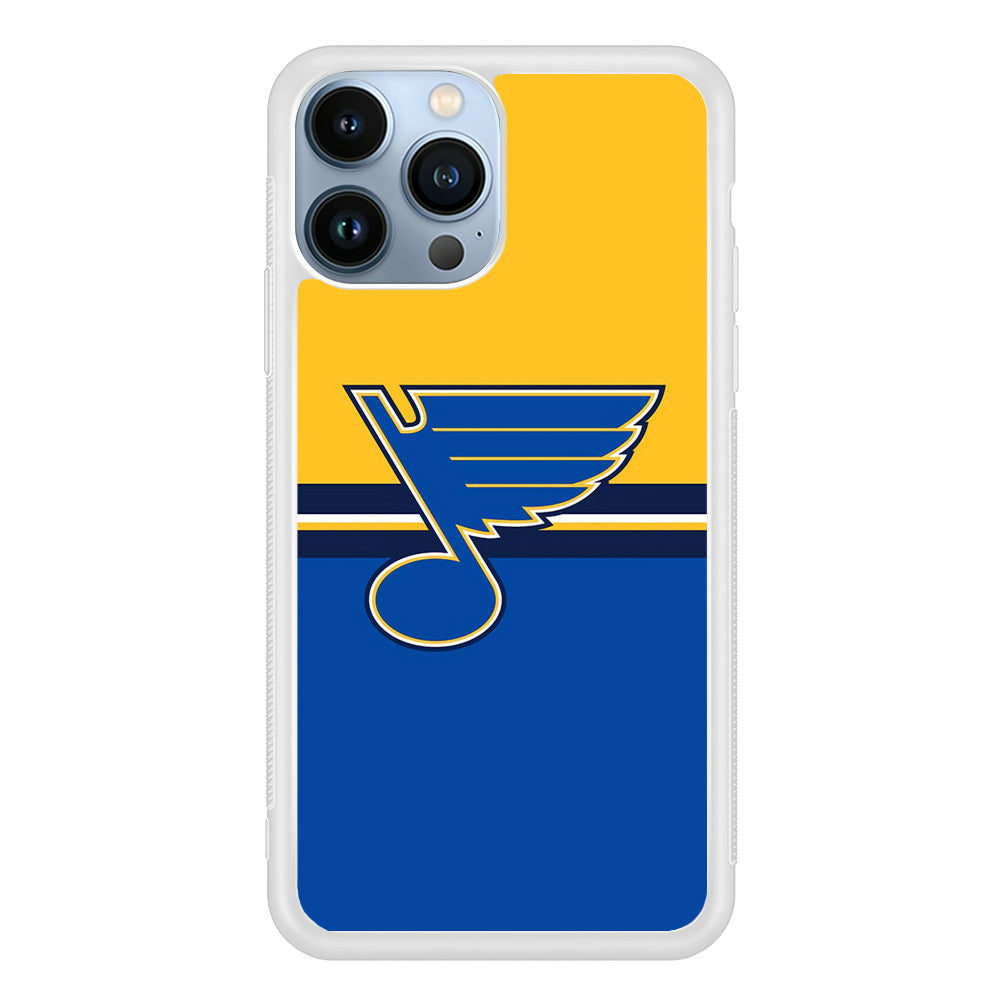 St Louis Blues Pride Emblem iPhone 15 Pro Case