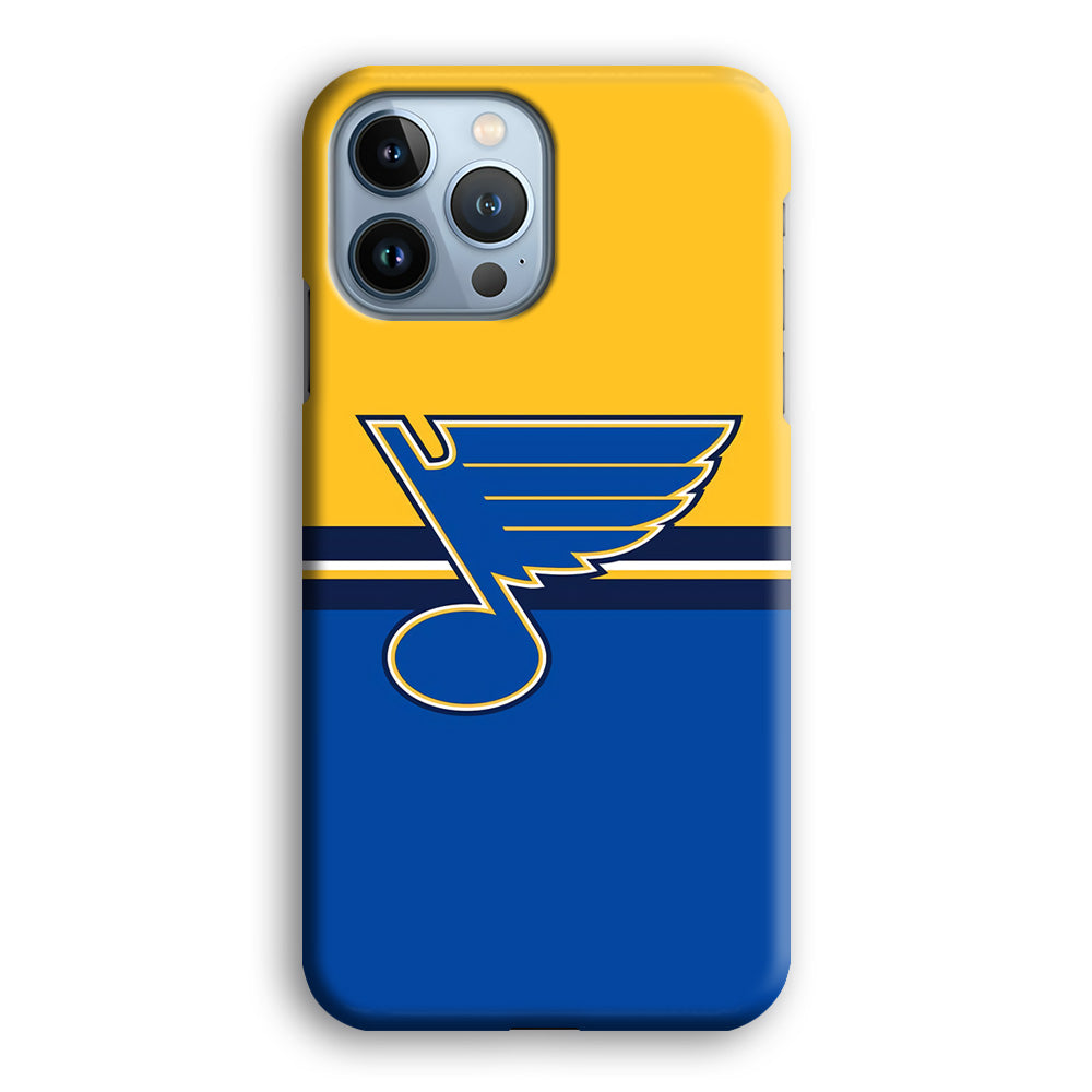 St Louis Blues Pride Emblem iPhone 15 Pro Case