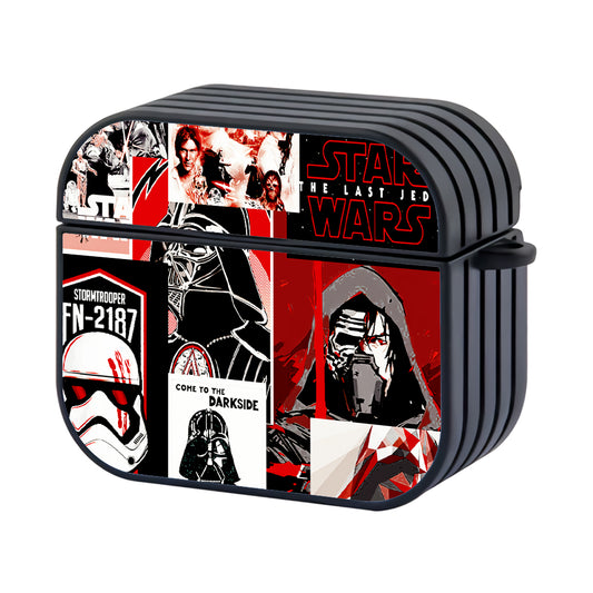 Star Wars Collage Hard Plastic Case Cover For Apple Airpods 3 - Ezzystore