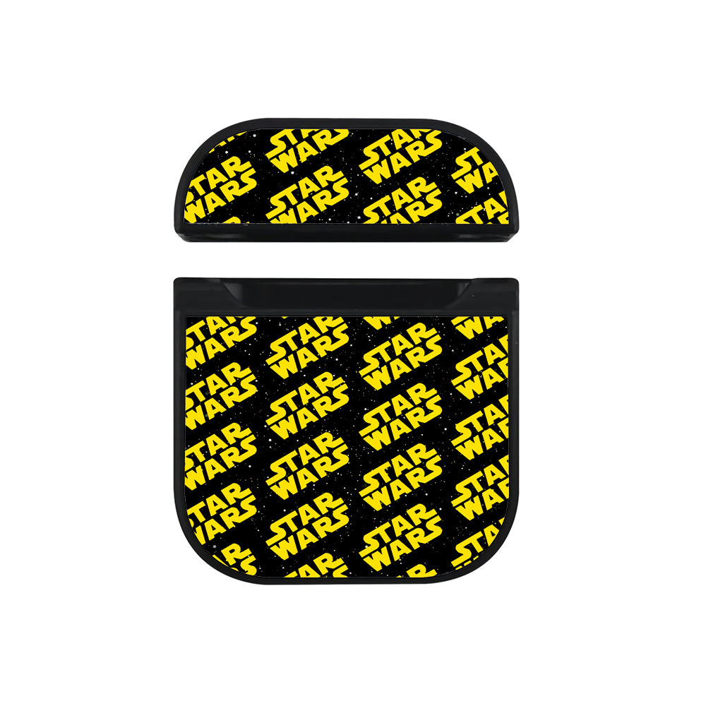 Star Wars Logo Pattern Galaxy Hard Plastic Case Cover For Apple Airpods