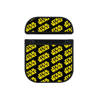 Star Wars Logo Pattern Galaxy Hard Plastic Case Cover For Apple Airpods