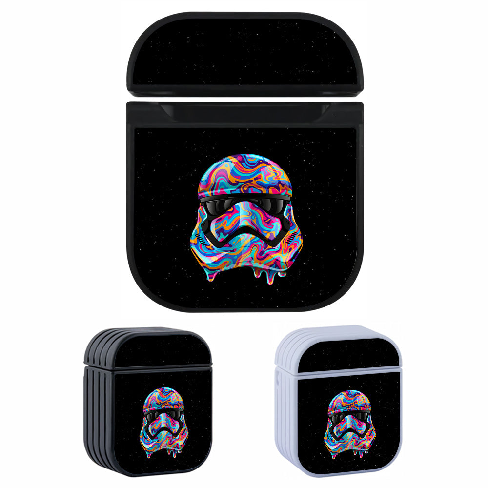 Star Wars Stormtrooper Head Art Hard Plastic Case Cover For Apple Airpods