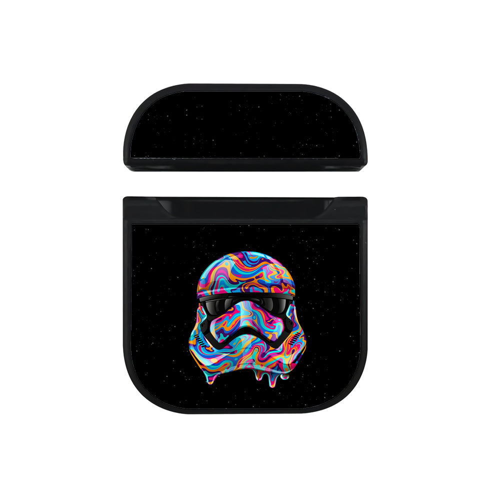 Star Wars Stormtrooper Head Art Hard Plastic Case Cover For Apple Airpods