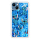 Stitch Aesthetic With Marble Blue iPhone 13 Case