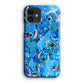 Stitch Aesthetic With Marble Blue iPhone 12 Case