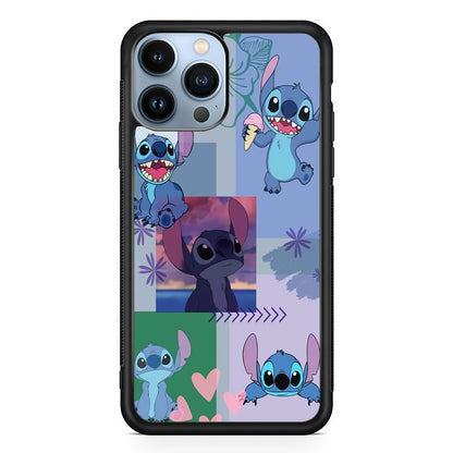 Stitch Collage Aesthetic iPhone 14 Pro Max Case
