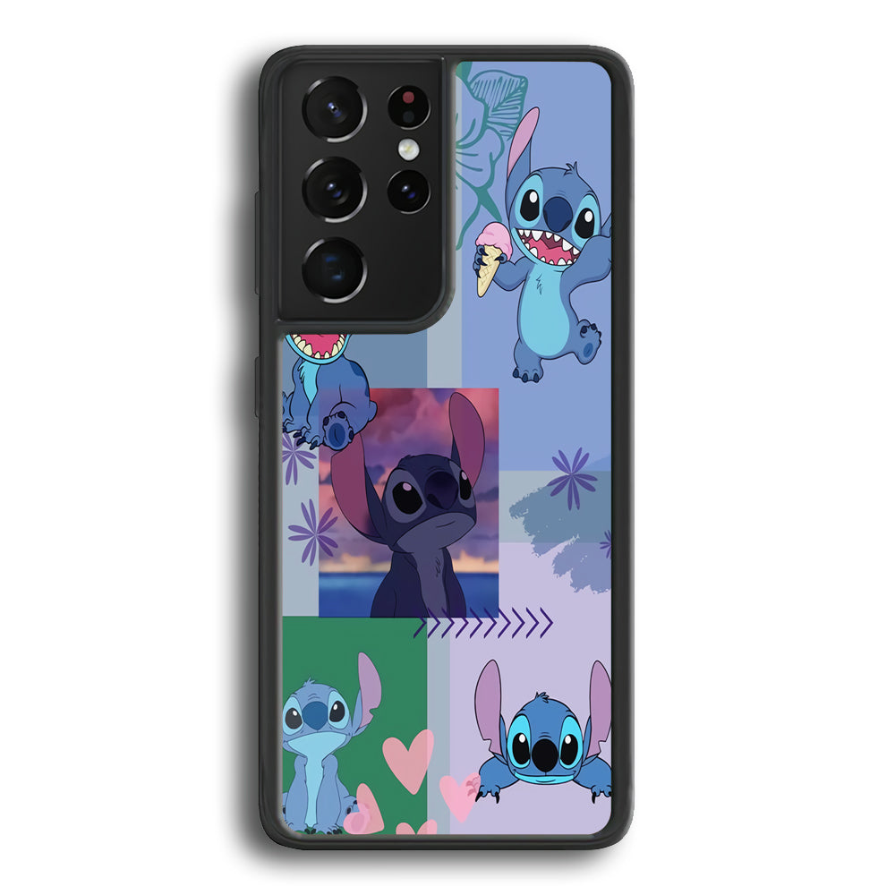 Stitch Collage Aesthetic Samsung Galaxy S24 Ultra Case - Ezzystore