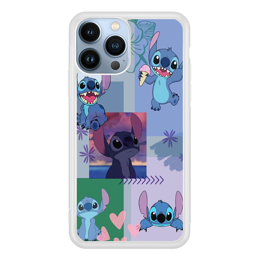 Stitch Collage Aesthetic iPhone 14 Pro Max Case