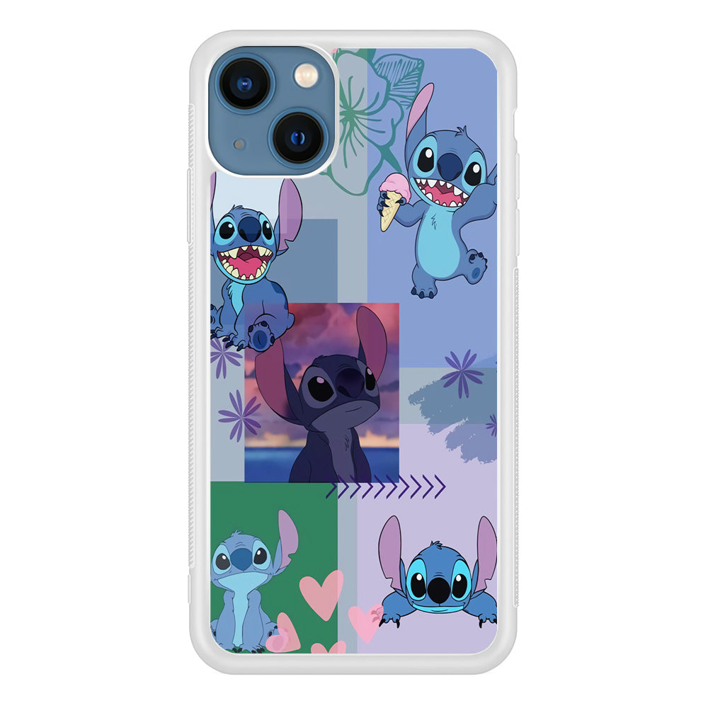 Stitch Collage Aesthetic iPhone 14 Case
