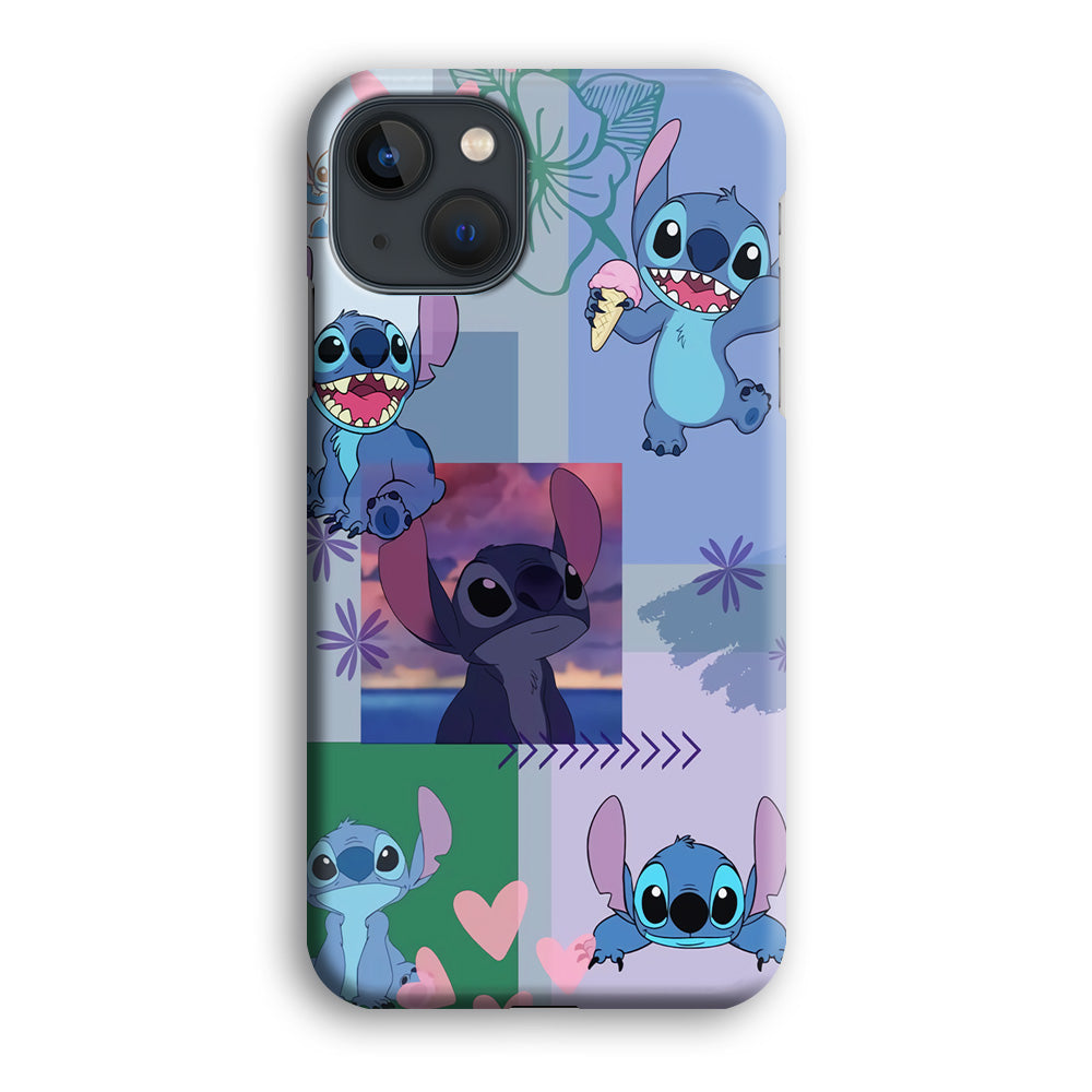 Stitch Collage Aesthetic iPhone 15 Plus Case