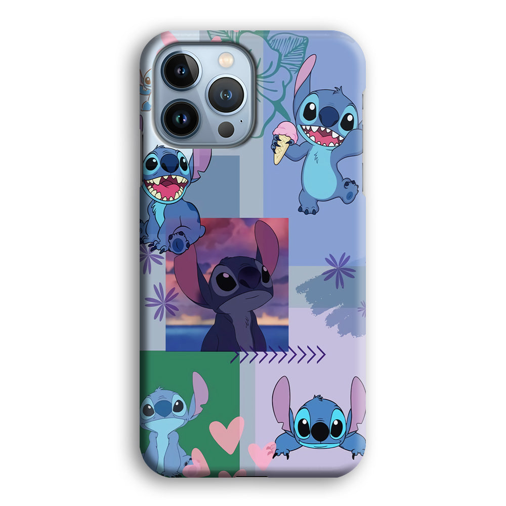 Stitch Collage Aesthetic iPhone 14 Pro Max Case