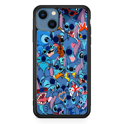Stitch Cute Expression iPhone 14 Case