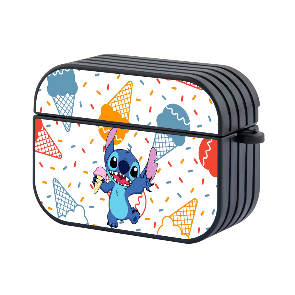 Stitch Favorite Ice Cream Hard Plastic Case Cover For Apple Airpods Pro - Ezzystore