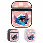Stitch Flower Pattern Hard Plastic Case Cover For Apple Airpods
