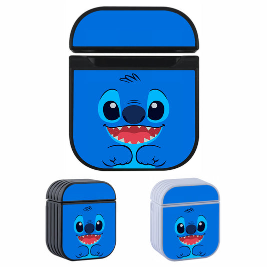 Stitch Smiling Face Hard Plastic Case Cover For Apple Airpods