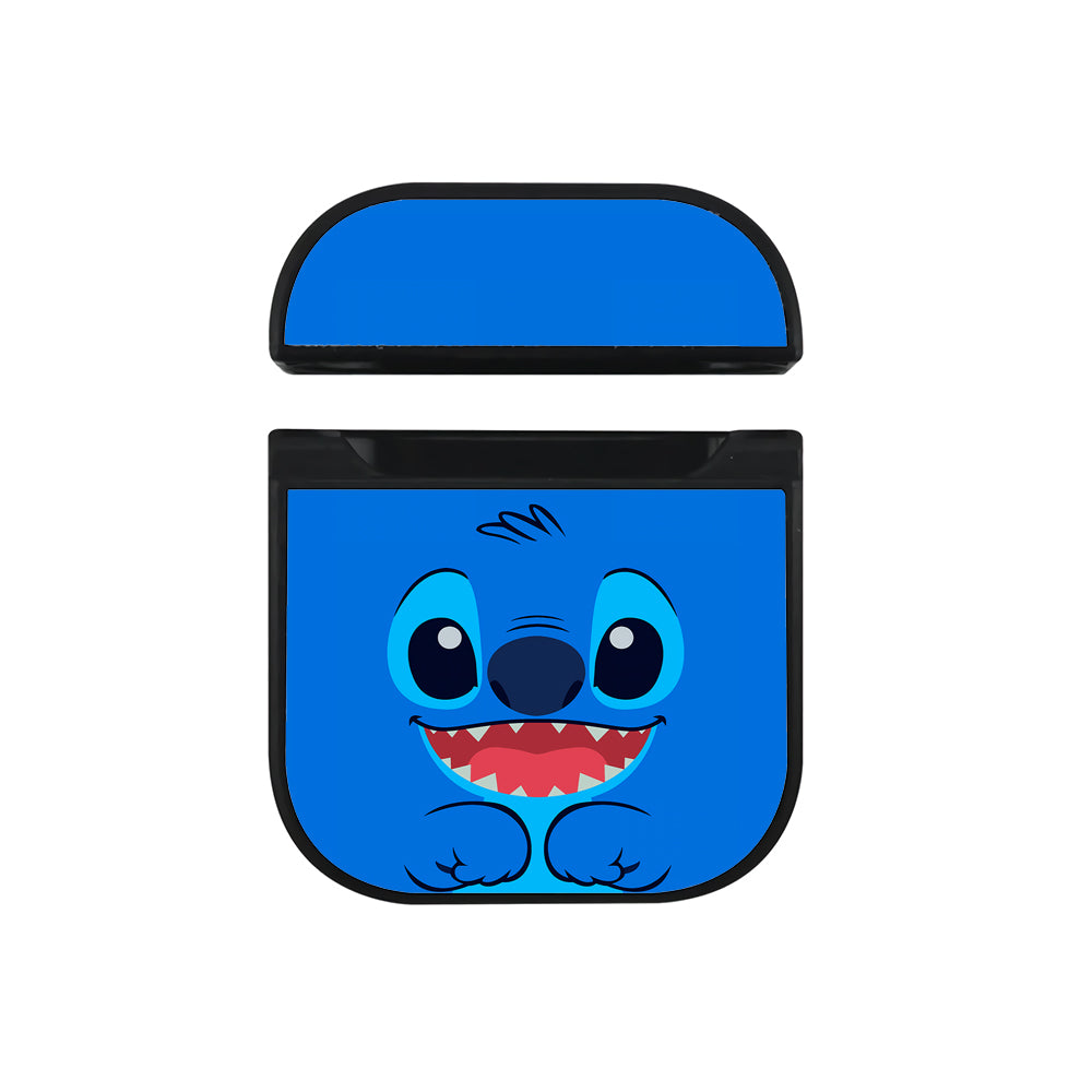 Stitch Smiling Face Hard Plastic Case Cover For Apple Airpods