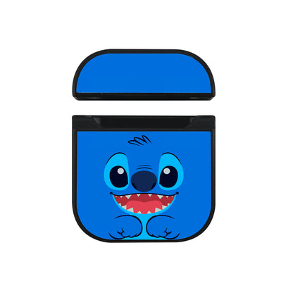 Stitch Smiling Face Hard Plastic Case Cover For Apple Airpods