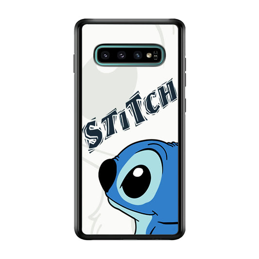 Stitch Smiling Face Samsung Galaxy S10 Plus Case