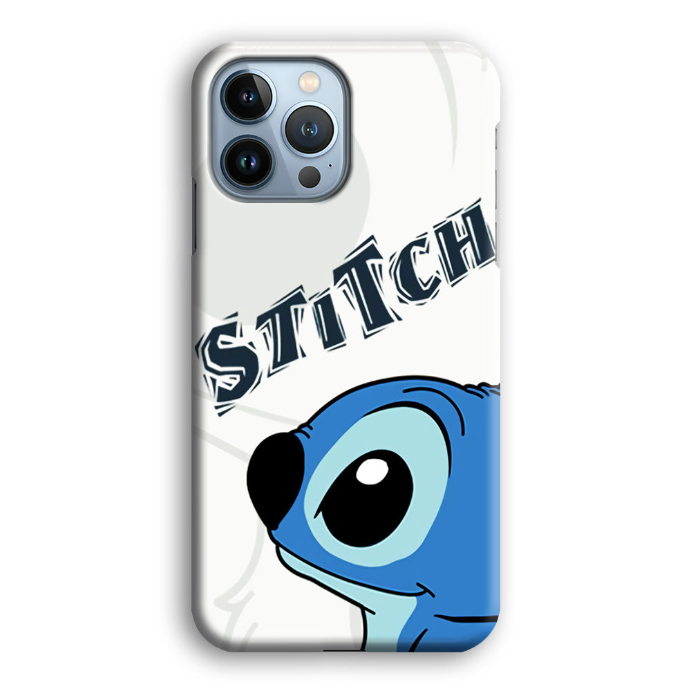 Stitch Smiling Face iPhone 14 Pro Case