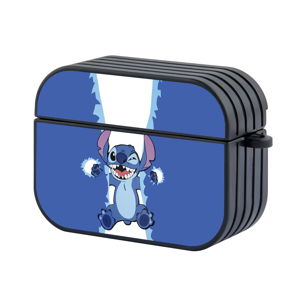 Stitch Tore Clothes Hard Plastic Case Cover For Apple Airpods Pro - Ezzystore