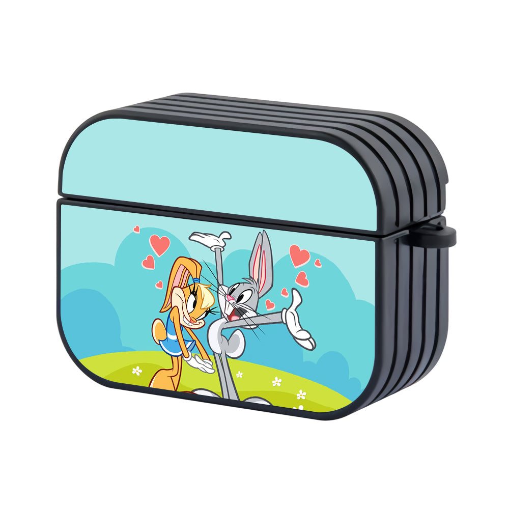 Sweet Cuple Bugs Bunny And Lola Hard Plastic Case Cover For Apple Airpods Pro 3 - Ezzystore