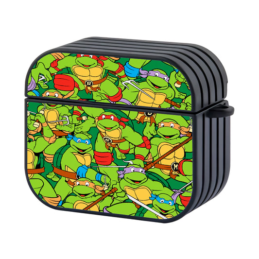 TMNT Doodle Of Hero Hard Plastic Case Cover For Apple Airpods 3 - Ezzystore
