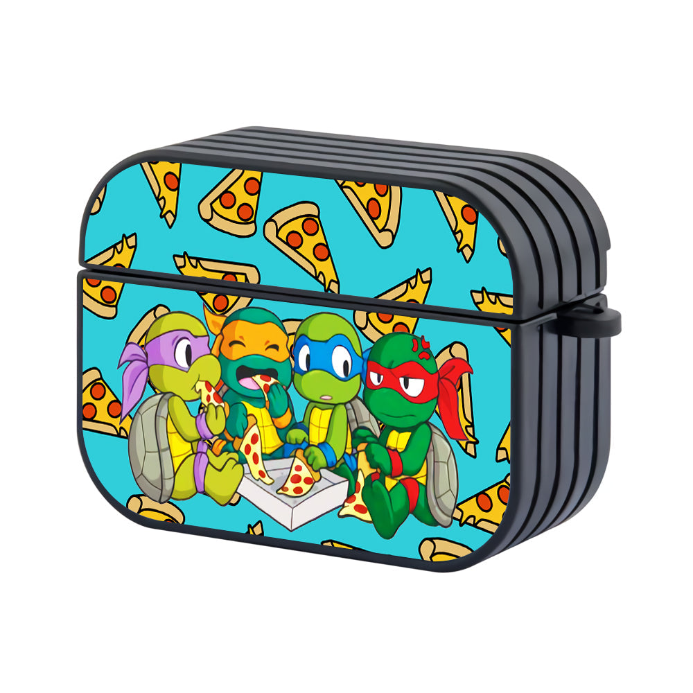 TMNT Lunch Pizza Hard Plastic Case Cover For Apple Airpods Pro 3 - Ezzystore