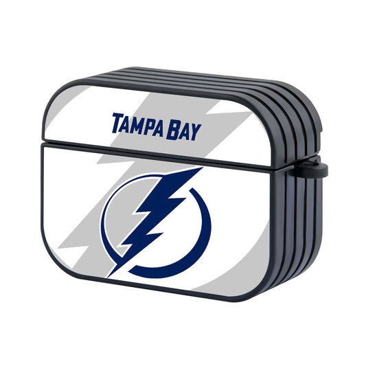 Tampa Bay Lightning Pride of Logo Hard Plastic Case Cover For Apple Airpods Pro 3 - Ezzystore