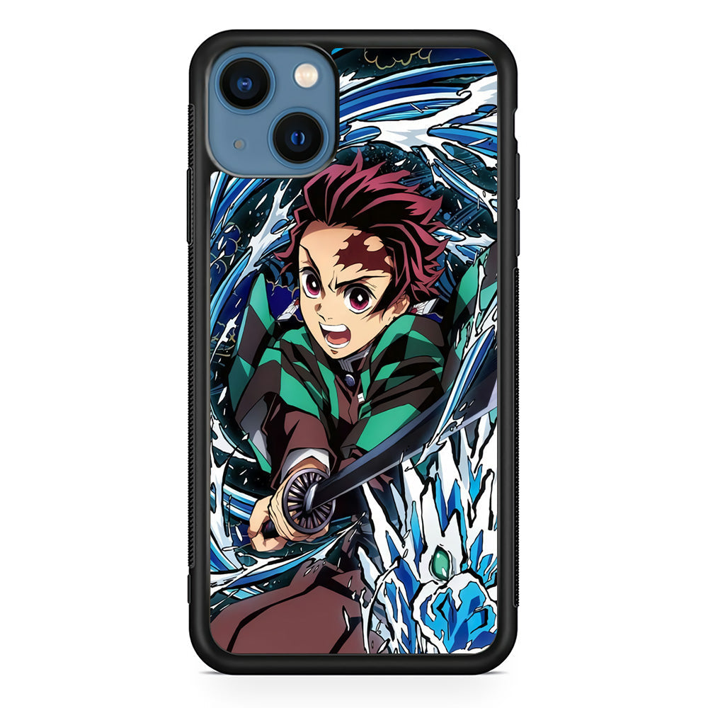 Tanjiro Water Breathing iPhone 15 Plus Case