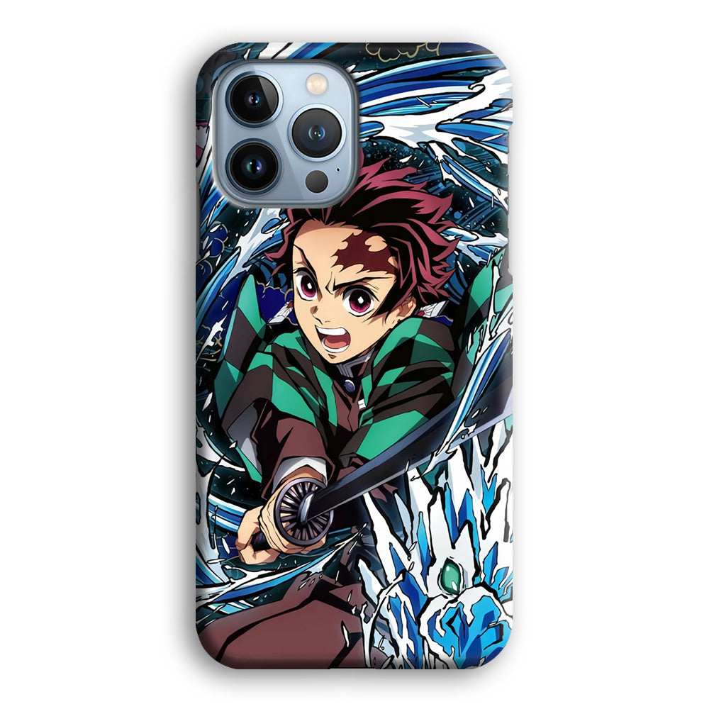 Tanjiro Water Breathing iPhone 14 Pro Case