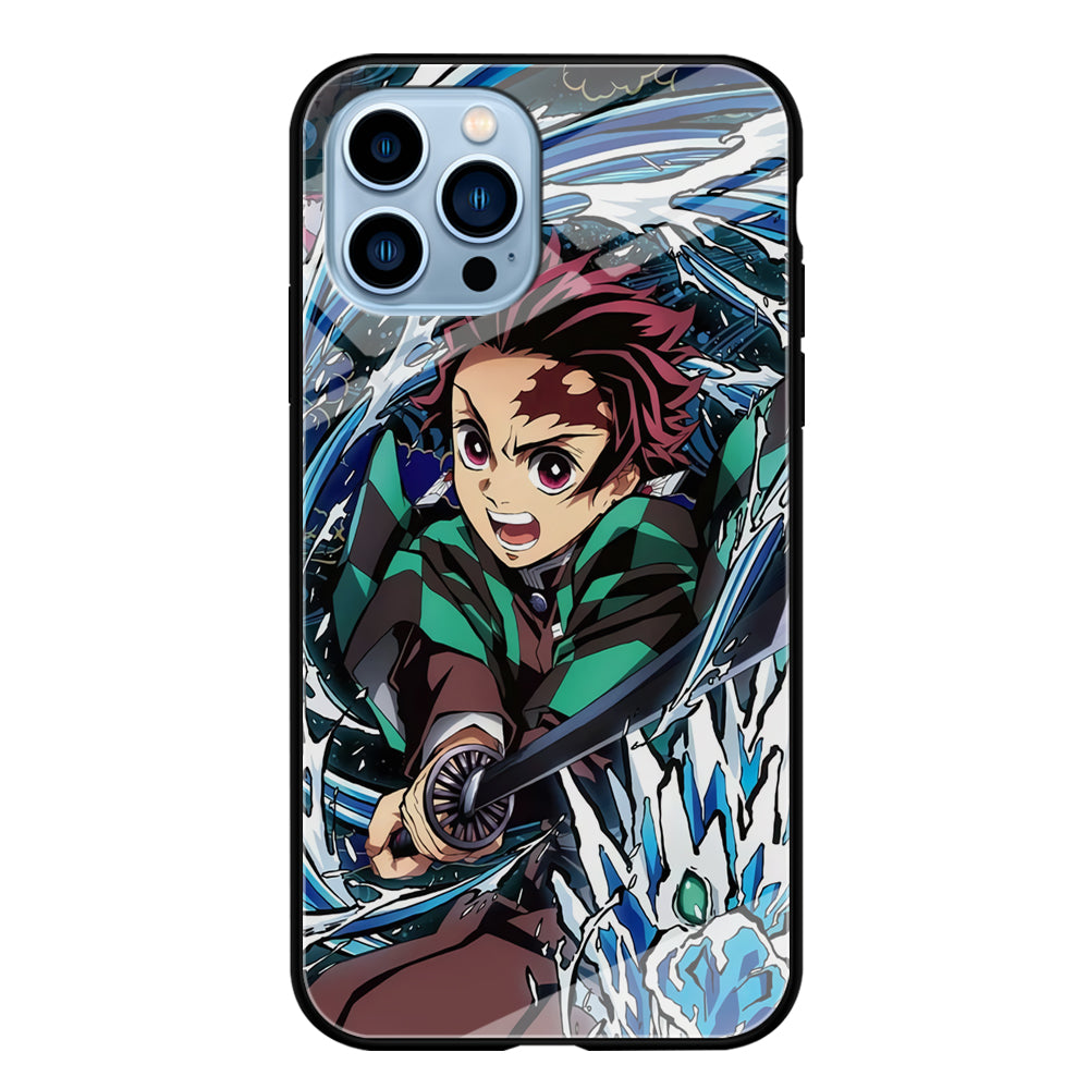 Tanjiro Water Breathing iPhone 14 Pro Max Case