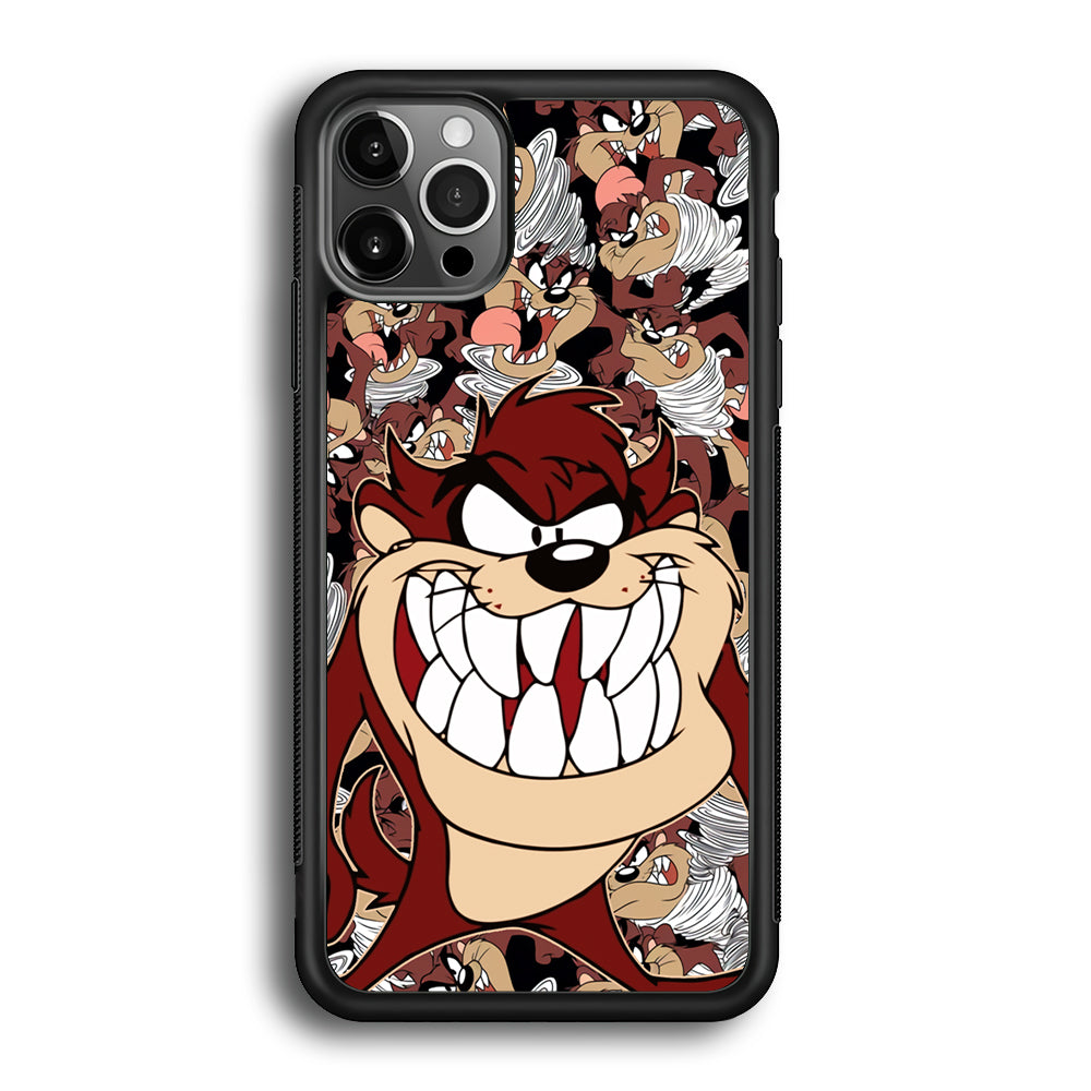 Tasmanian Devil Looney Tunes Angry Style iPhone 12 Pro Max Case