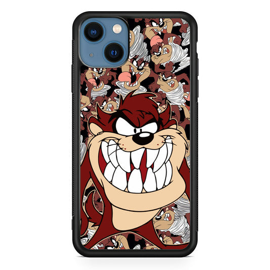 Tasmanian Devil Looney Tunes Angry Style  iPhone 14 Plus Case