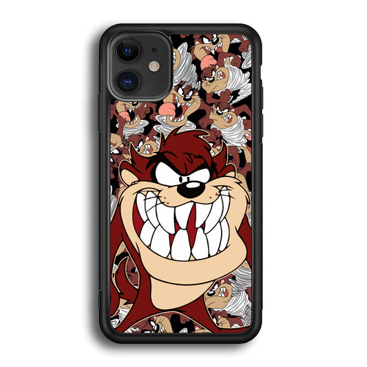 Tasmanian Devil Looney Tunes Angry Style iPhone 12 Case