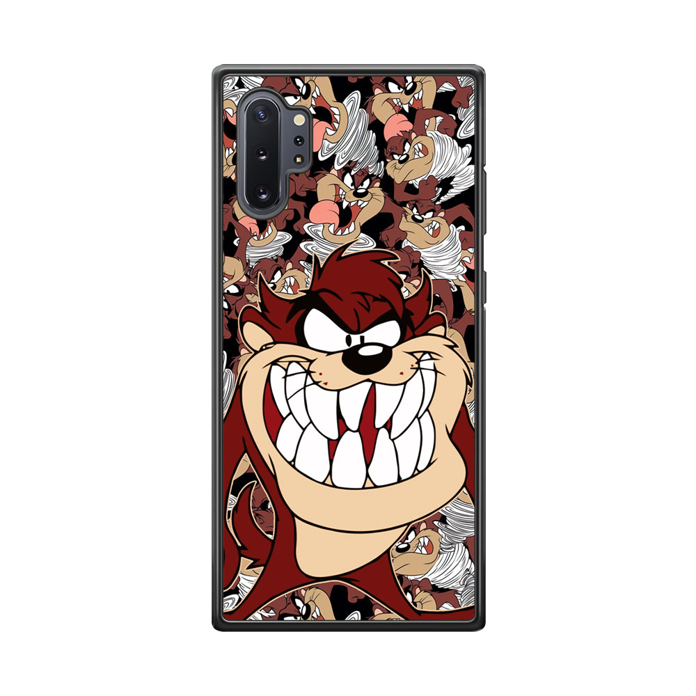 Tasmanian Devil Looney Tunes Angry Style Samsung Galaxy Note 10 Plus Case
