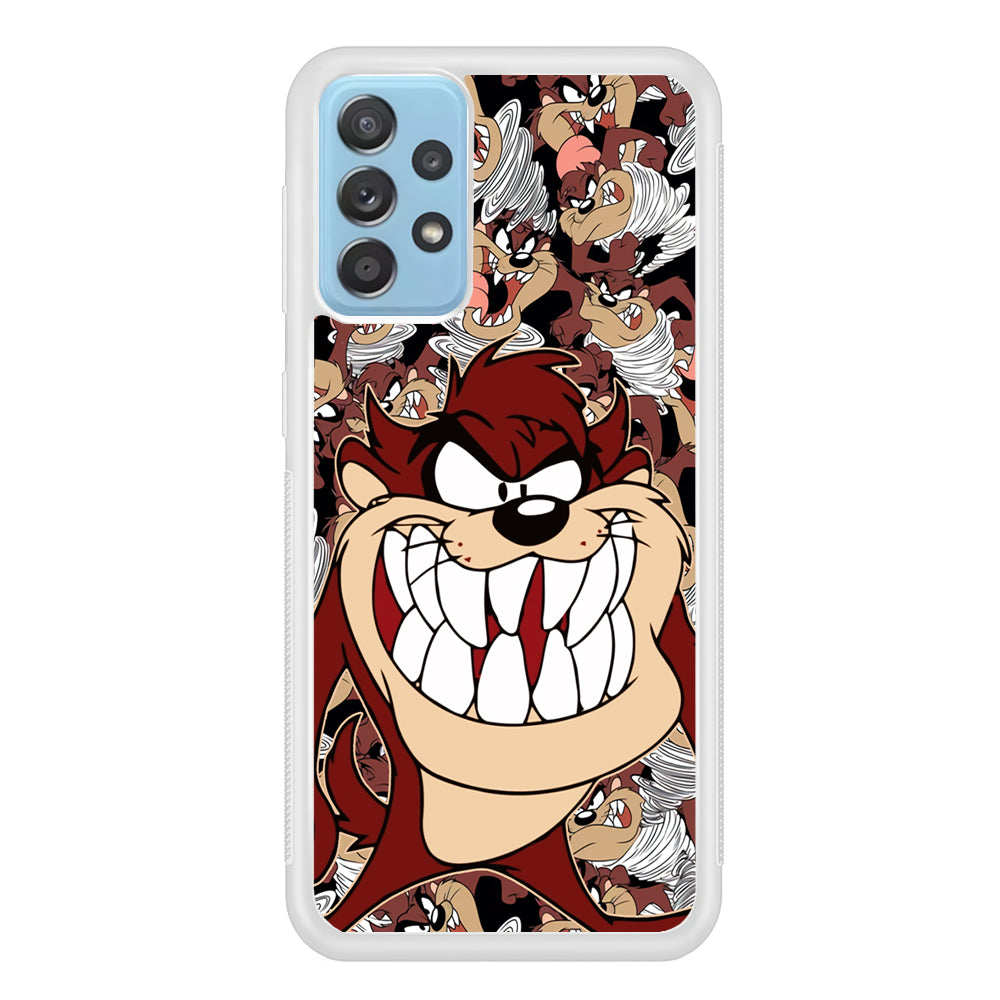 Tasmanian Devil Looney Tunes Angry Style Samsung Galaxy A72 Case